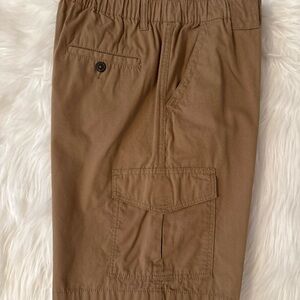 Rugged Trails Outdoor Adventures Men’s Shorts Size W36 Elastic Waist Light Brown